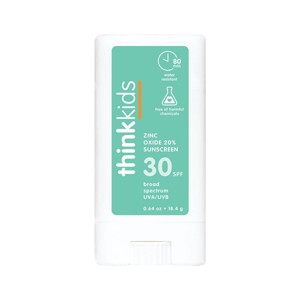 thinksport Kids Mineral Sunscreen Stick - SPF 30 - 0.64oz - 1 of 4