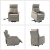 Set of 2 Gina Mid-century Power Remote Recliner with Metal Base| ART OF LIVING DESIGNS - 3 of 4