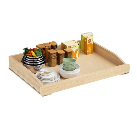 HomLux Pull Out Cabinet Organizer with Soft Close 28.5-W x 21-in D Cabinet Drawers Slide Out for Kitchen Base Cabinet