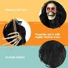Joyfy 36" Halloween Hanging Swinging Skeleton with Robe for Halloween Decor, Floating Skeleton Prop Party Supplies Outdoor Decoration - 4 of 4