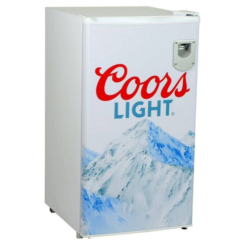 Coors Light Compact Fridge w/ Bottle Opener, 3.2 cu ft (90L) - White, 1 of 11