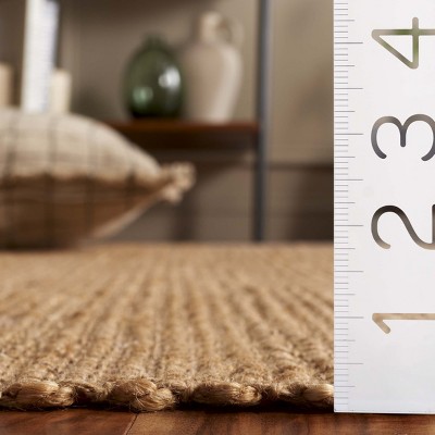 Handmade Flat Woven 4' x 6' Wool and Cotton Rug