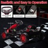 Jojoka 24V Electric Drift Kart for Kids, Dual Motor, Adjustable Seat, Up to 7.5MPH, Foldable Go Kart for Ages 6-12, 135Lbs Max - 4 of 4