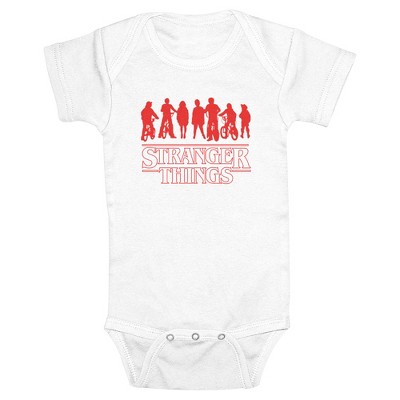 Stranger things 2024 baby onesie