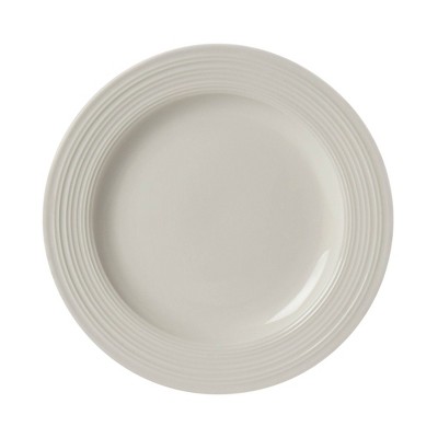 12-Piece White Porcelain Embossed Dinnerware Set