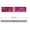 INSPIRE CHIC Women's Wide Waist Belts Interlock Buckles Sequins Decor Stretchy Belts 2PCS - 3 of 4