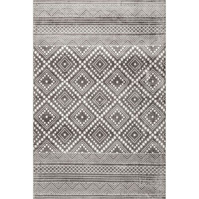 nuLOOM Phyllis SpinClean Machine Washable Stain-Resistant Area Rug