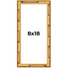 PosterPalooza | 8x18 Bamboo Picture Frame, UV Acrylic, 4 Finishes - Brown, Black, Gold, and Natural - 2 of 4