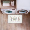 Stupell Industries Minimal Happy Easter Bunnies Printed Anti-Fatigue Floor Mat, design by Leah Straatsma, 30"x18" - 3 of 4