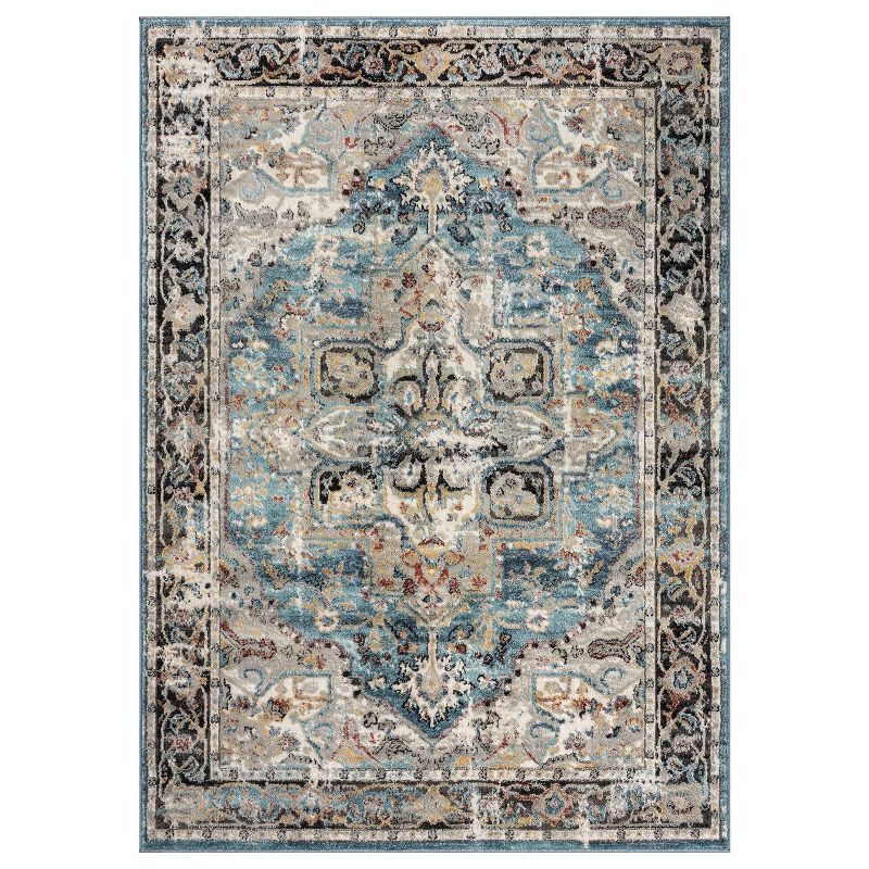 Luxe Weavers Moroccan Floral Vintage Area Rug, 3 of 13