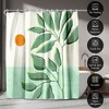 71x74 Tropical Boho Shower Curtain - 100% Polyester - Water-Resistant Bath Curtain - 4 of 4