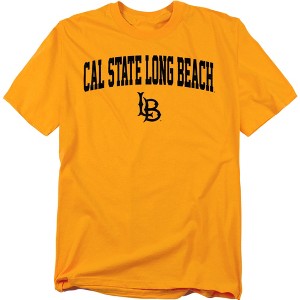 Men's California  State University Long Beach One Color Arched T-Shirt - 1 of 4