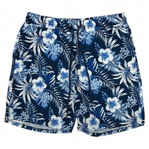 Mens Quick Dry Bathing Suits For Swimming - Flowers - 1 of 1