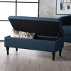 GDFStudio Breanna Contemporary Upholstered Tufted Storage Ottoman Bench - 2 of 4
