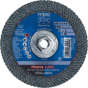 Pferd  Fiber Disc,6 in Dia,5/8in Arbor,40 Grit 67367 - 1 of 1