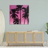 Stupell Industries Pink Tropical Sunset Palm Trees Canvas Wall Art - 2 of 4