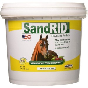 Durvet SandRID Psyllium Pellets for Horses, Apple Flavored, 5lb Pail - 1 of 2