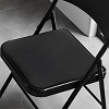 SKONYON Set of 6 Folding Chairs Fabric Cover Padded Chairs - 3 of 4