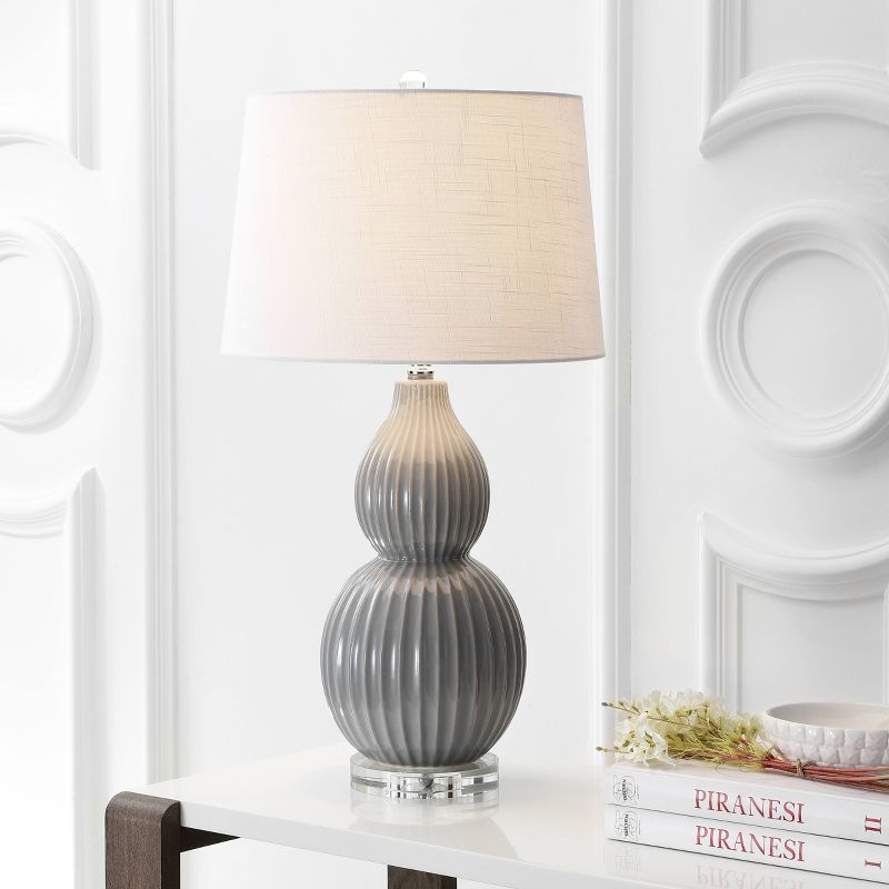 28.25" Ceramic Thatcher Table Lamp (Includes LED Light Bulb) - JONATHAN Y, 3 of 6