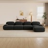 Aukfa Modular Corduroy Sectional Sofa with Ergonomic Support - Pet Friendly, Easy Assembly, Non-Slip Base Design - 2 of 4
