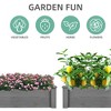 Okak Large Raised Garden Bed with All-Natural Wood Construction, Quick-Assembly Planter Box, Garden Bed for Backyard, Garden - 2 of 4