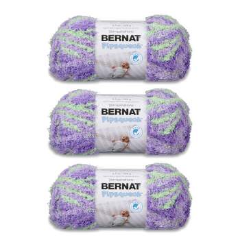 Cotton to The Core Medium Weight Extra Soft Baby Natural Cotton Yarn for  Knitting Crocheting Blankets, 3 Skeins, 654yds/300g (Grape Purple)