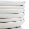 Gibson Mio 6 Piece 10.5 Inch Round Stoneware Dinner Plate Set in Sea Salt - 3 of 4
