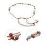 Unique Bargains Bohemian Colored Beads Pattern Adjustable Waist Belt 1 Pc - 4 of 4