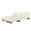 L-shaped Sofa Sectional Sofa With 2 USB Ports And 2 Power Sockets,A Storage Drawer And A Reversible Chaise Lounge - Maison Boucle - 4 of 4