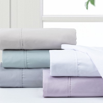 Ivory Twin XL Deep Pocket Microfiber Polyester Sheet Set