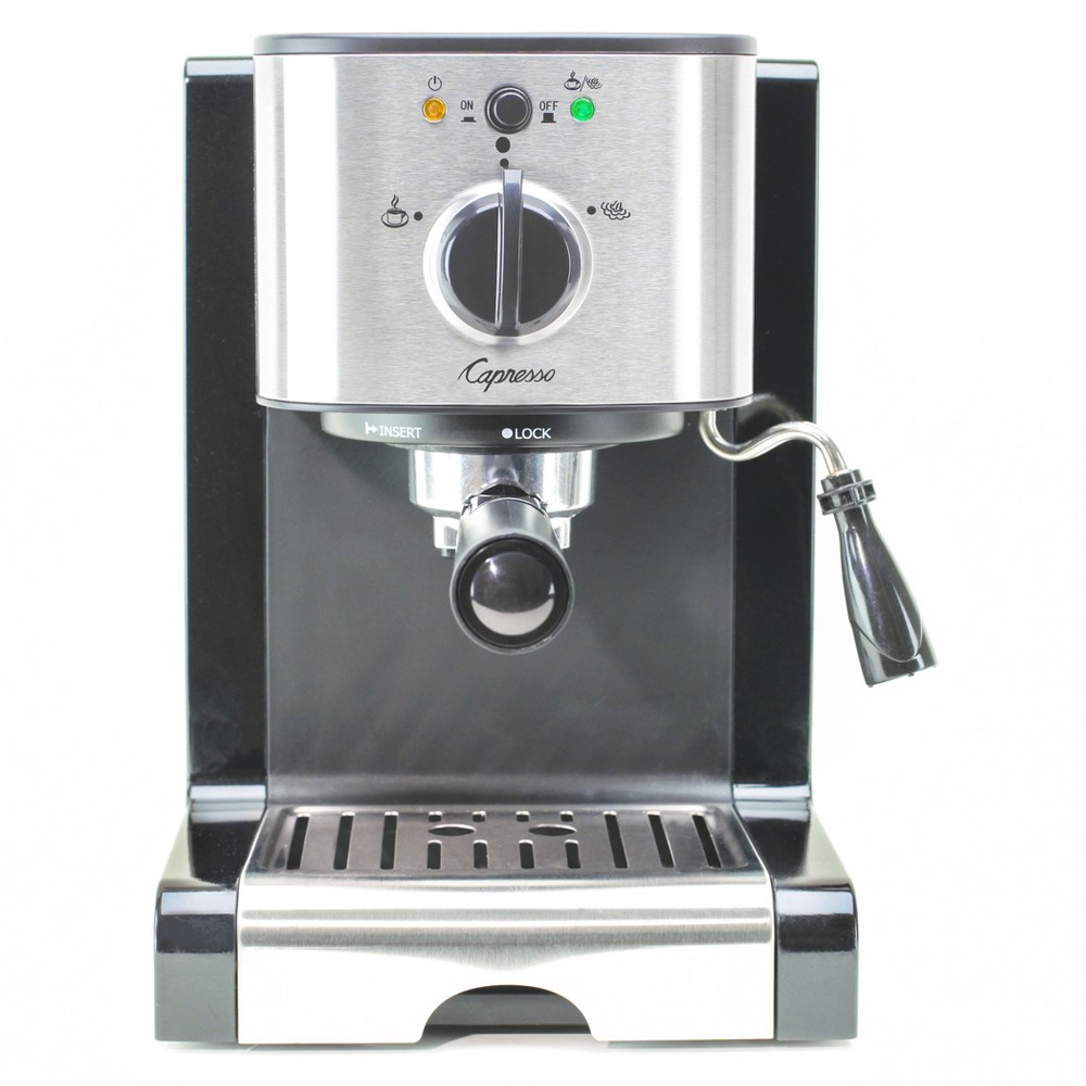 Capresso EC100 Pump Espresso &amp; Cappuccino Machine Stainless Steel 116.04
