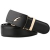 INSPIRE CHIC Men's Automatic Alloy Buckle Holeless Belt - 2 of 4