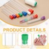 Unique Bargains Plastic Portable Craft Knitting Sewing Needle Storage Holders 16 Pcs - 3 of 4