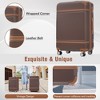 20"/24"/28" Hardshell Luggage, Lightweight Spinner Suitcase with TSA Lock, with/without Cosmetic Case 4M -ModernLuxe - 4 of 4