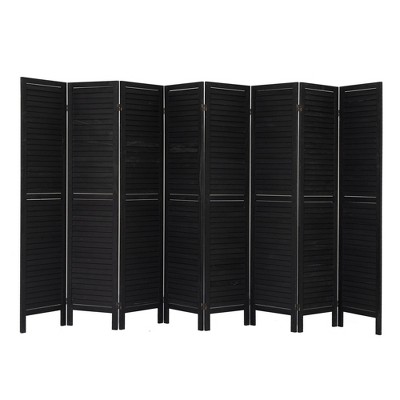 NicBex 67.00" H Room Divider Modern Folding Privacy Screen with Wood Legs for Home & Office