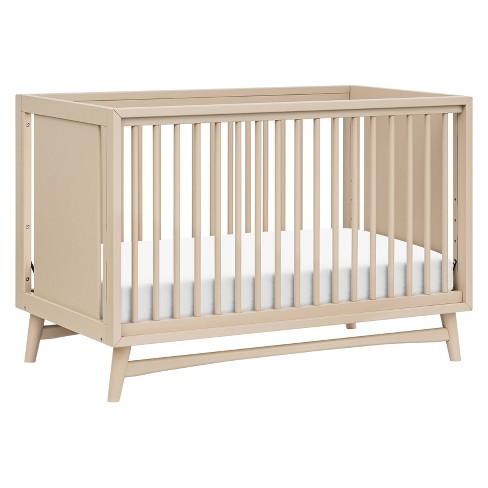 Babyletto Peggy Mid century 3 in 1 Convertible Crib With Toddler Rail Taupe Target