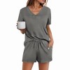 Avidlove Women's Shorts Pajama Set Short Sleeve Sleepwear Nightwear Pjs - 2 of 4