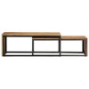 vidaXL Coffee Table Set of 2 Brown - 4 of 4