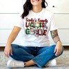 Santa’s Favorite Lacrosse Goalie Plaid Christmas T-Shirt, Sports Team Holiday Tee | OrnamentallyYou - 4 of 4
