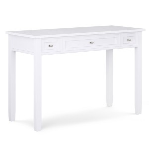 Wood Shaker Style Transitional Desk with Two Side Drawers and Flip - 1 of 4