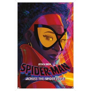 Trends International Marvel Spider-Man: Across The Spider-Verse - Jessica Drew Framed Wall Poster Prints - 1 of 4