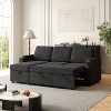 GDFStudio Sheila Multi-Functional 85.8" Fabric Convertible Sofa Bed with Storage - 2 of 4