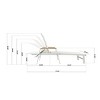 Outdoor Aluminum Chaise Lounge Chairs with Mesh Seats,Adjustable Poolside Lounger Set for Patio,Lightweight Sunbathing Chairs-Cuddlewood - 4 of 4