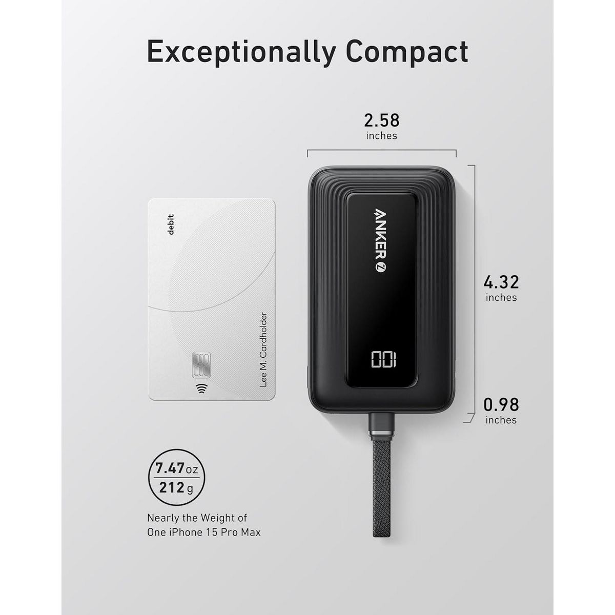 Anker Zolo Power Bank (2025 Upgraded Version), 20,000mAh 30W Power Bank - thumbnail 7