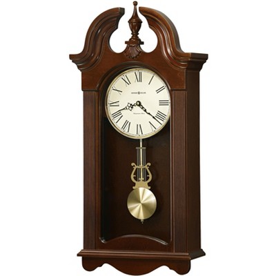 Howard Miller 625466 Malia Wall Clock 625466 Cherry Bordeaux