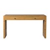 Luxystar Vintage Curved Console Table with 2 Drawers for Entryway, Hallway and Living Room - 3 of 4