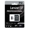 Lexar® Professional SILVER PLUS Series microSDXC™ UHS-I Card with SD™ Adapter - 2 of 4