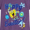 Girls' - SpongeBob Squarepants - Hoppy Easter Fitted Short Sleeve Graphic T-Shirt - 2 of 4