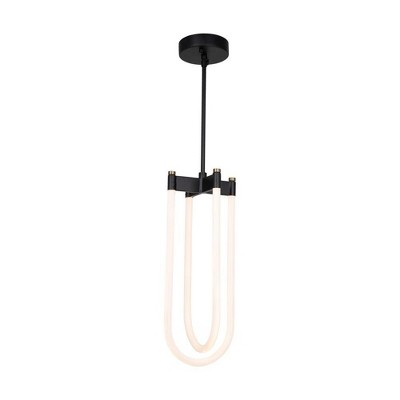 Artcraft Lighting Cascata 2 - Light Pendant in  Black/Brushed Brass