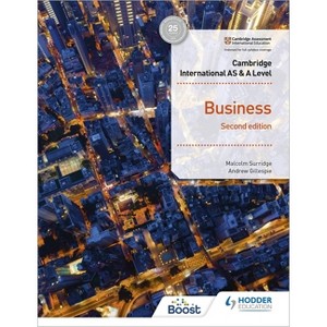 Cambridge International as & a Level Business Second Edition - by  Malcolm Surridge & Andrew Gillespie (Paperback) - 1 of 1